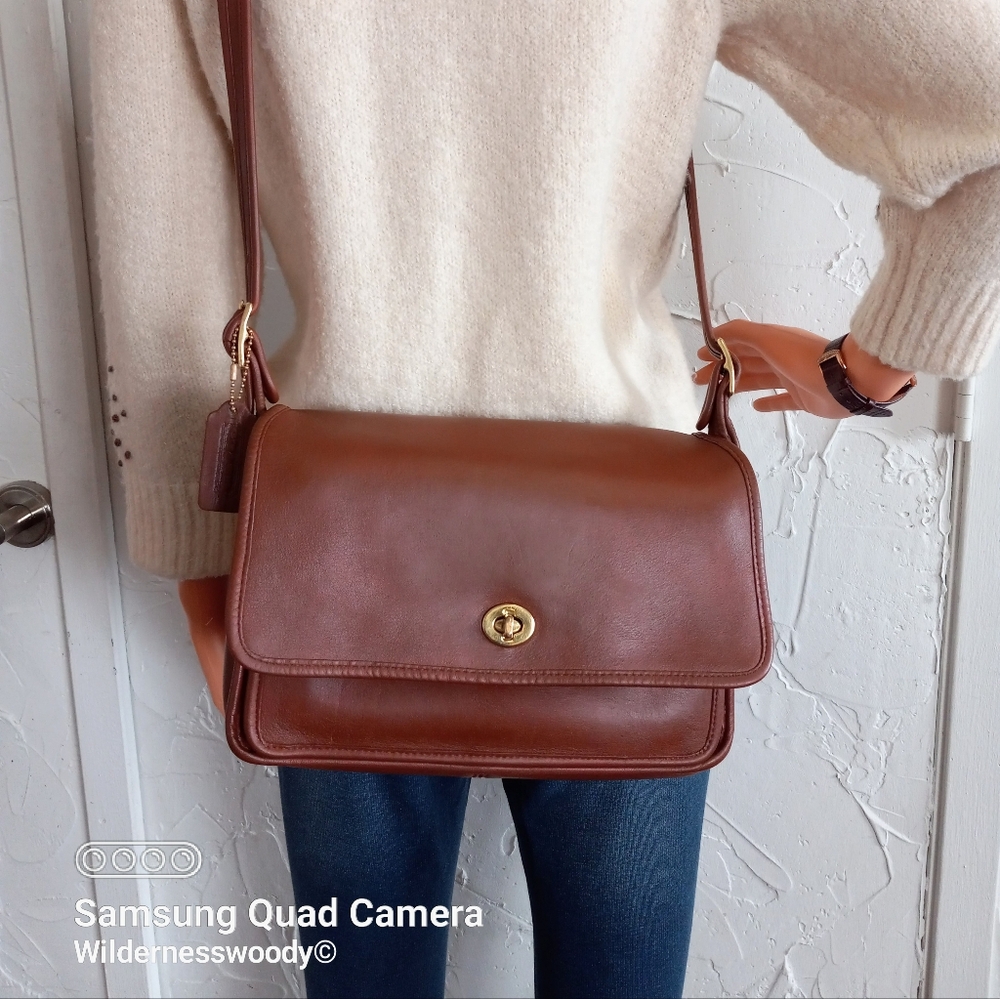 Coach "Pre-Rambler, 1970s-1980s Vintage Crossbody Bag